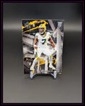 American Football Trading Card mit Spieler in Green Bay Packers Uniform, Rookie-Karte, Display