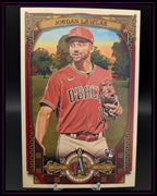 Baseball Rookie Trading Card von Jordan Lawlar, 2022, im Vintage-Design mit Spielerporträt