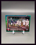 Trading Card Minnesota Twins Baseball Team American League, auf Ständer, Sammlerstück