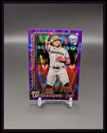 Andrés Chaparro Rookie Baseball-Trading Card Nationals lila Holo-Effekt, limitiertes Sammlerstück