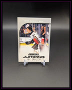 Eishockey Sammelkarte Cotter Gauthier Ducks, Trading Card auf Ständer, Credential Serie