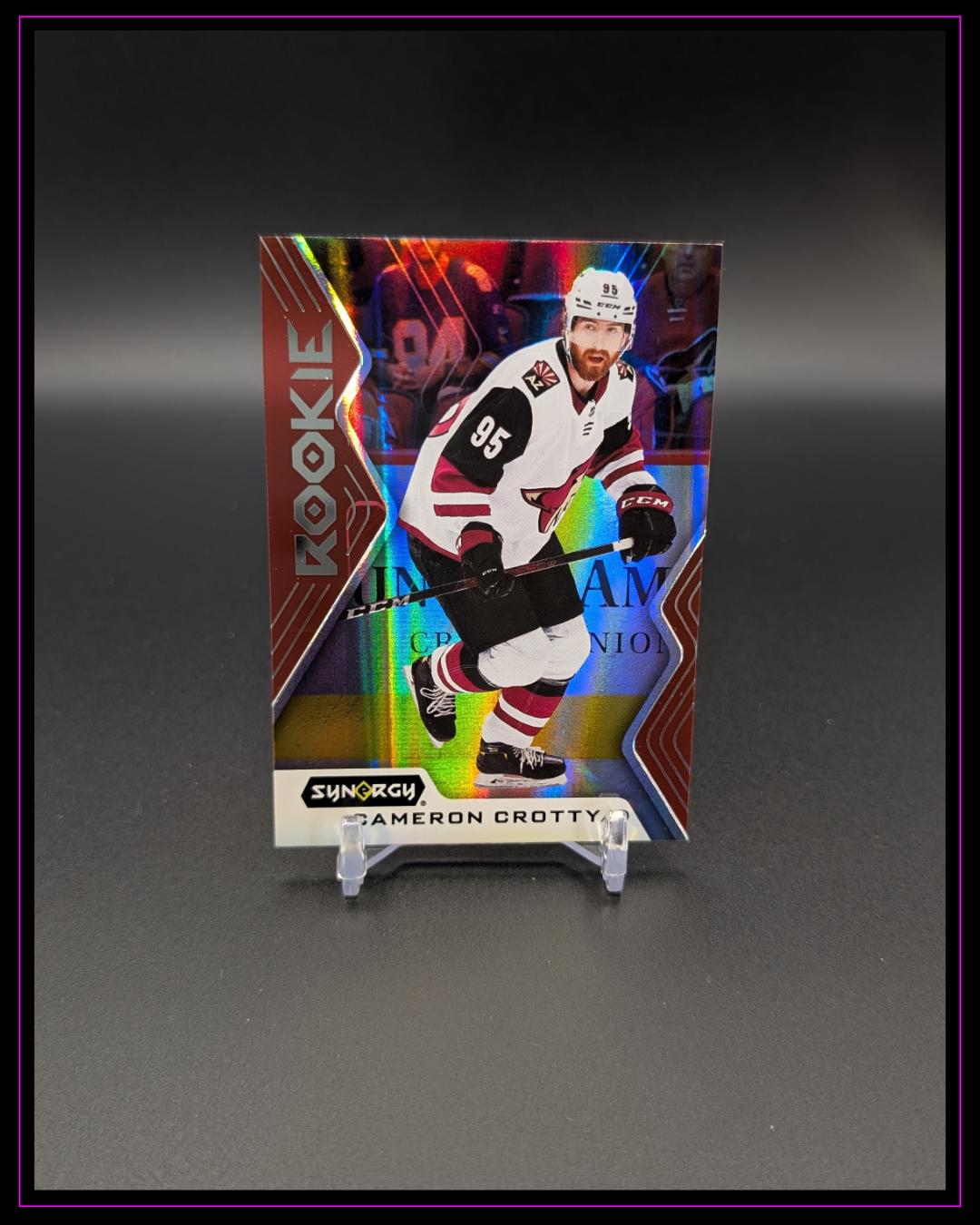 2024-25 Upper Deck Synergy #93 Cameron Crotty Red Codes