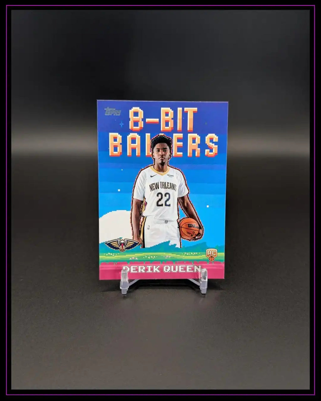 2025-26 Topps NBA #8B-39 Derik Queen 8-Bit Ballers RC