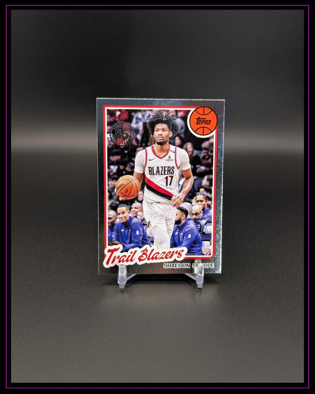 2025-26 Topps NBA #80BK-35 Shaedon Sharpe 1980-81 Topps Basketball