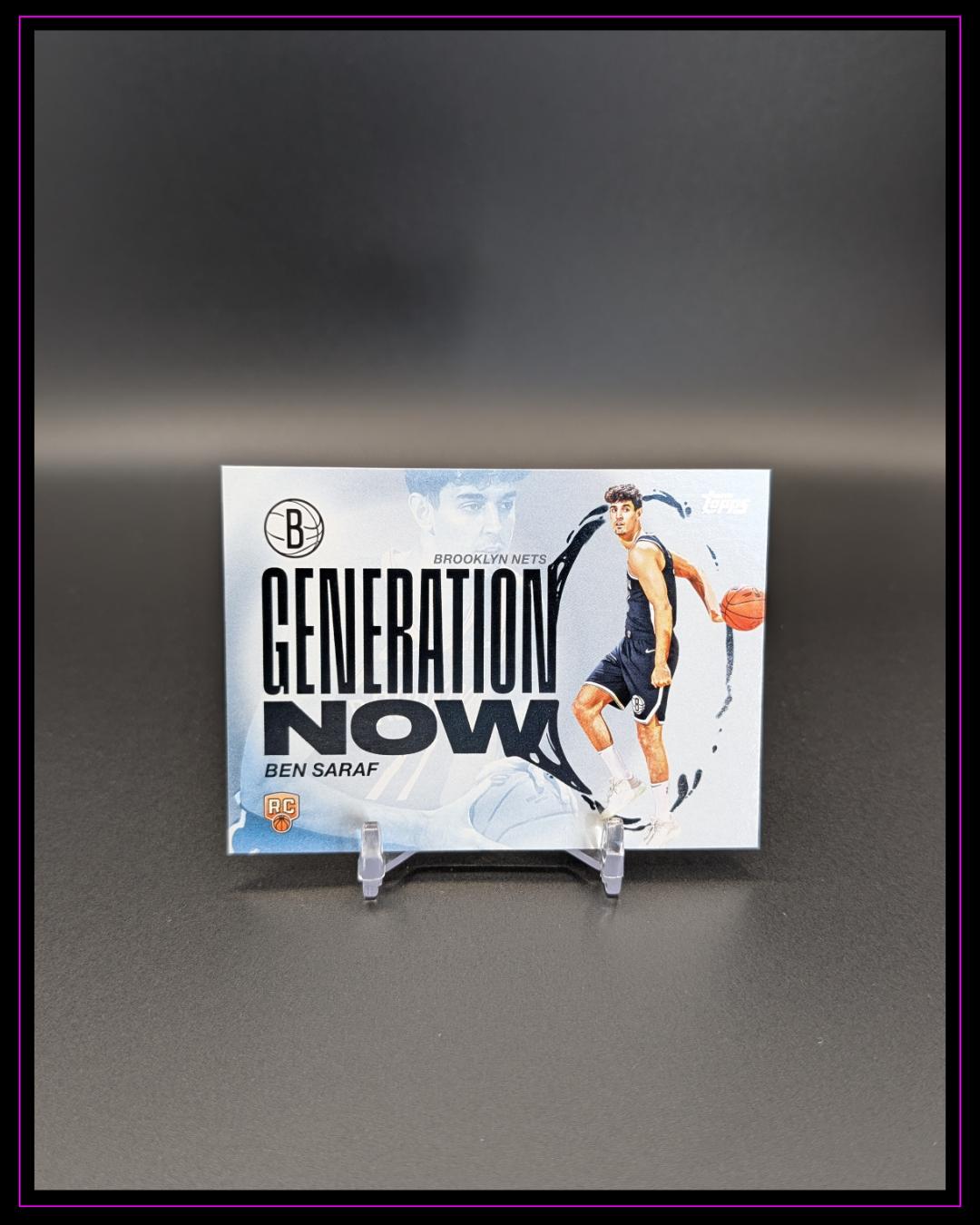 2025-26 Topps NBA #GN-26 Ben Saraf Generation Now RC