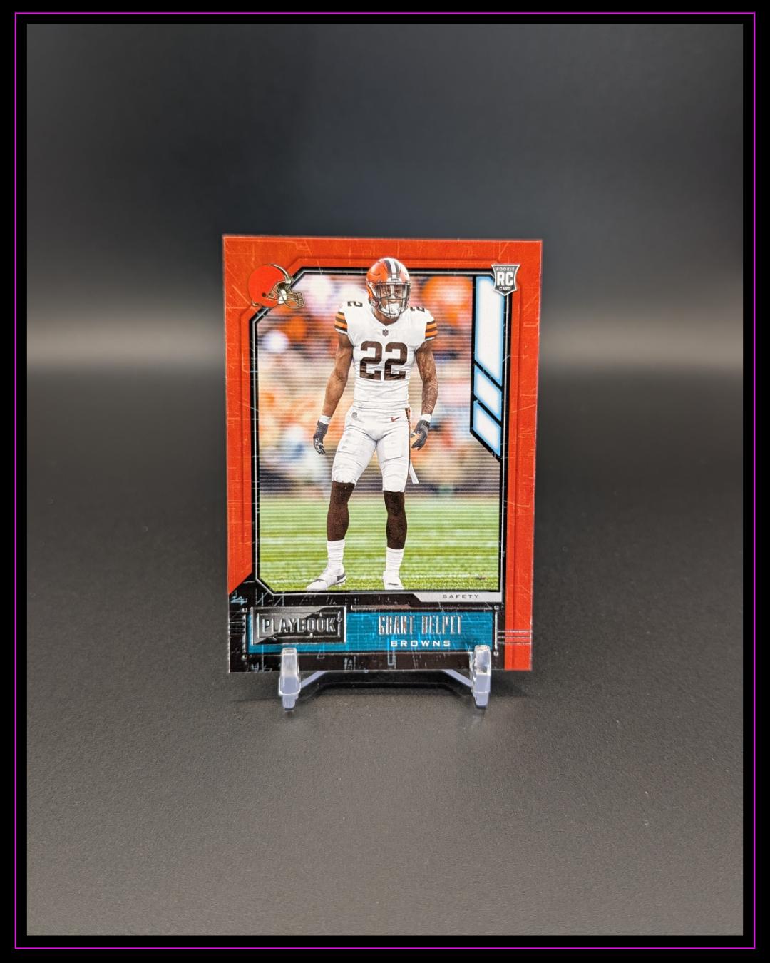 2020 Panini Playbook #184 Grant Delpit RC