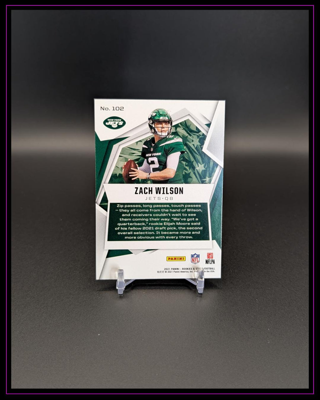 2021 Panini Rookies & Stars #102 Zach Wilson RC