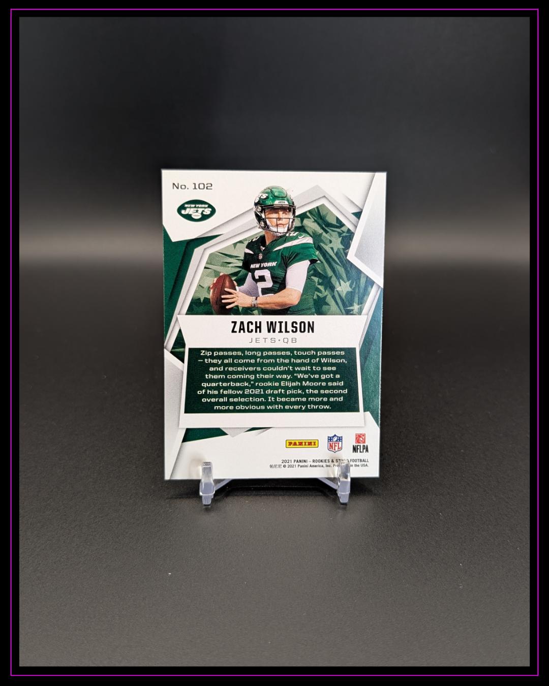 2021 Panini Rookies & Stars #102 Zach Wilson RC