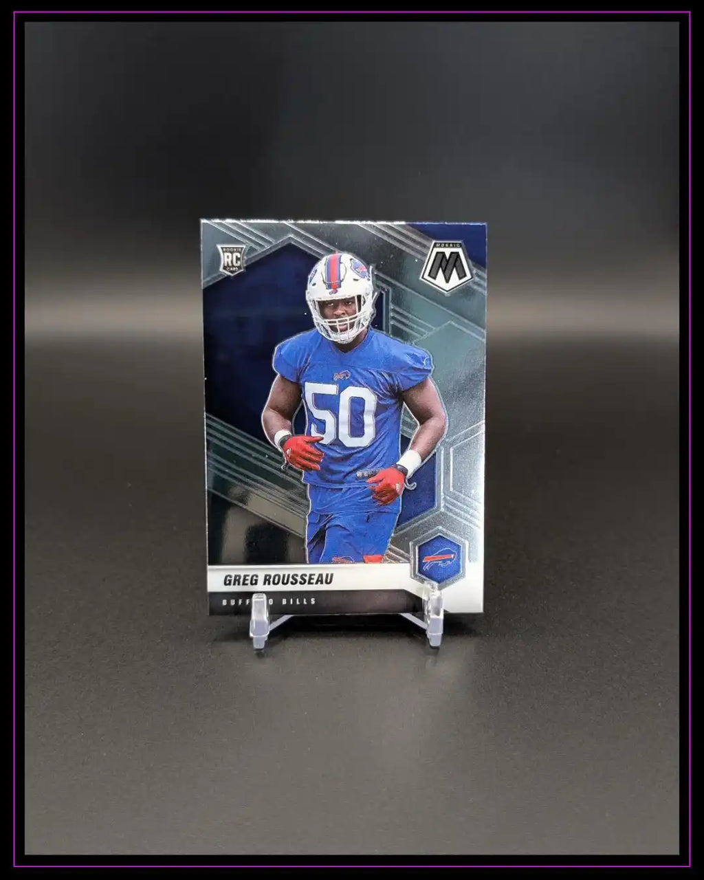 2021 Panini Mosaic #353 Greg Rousseau RC