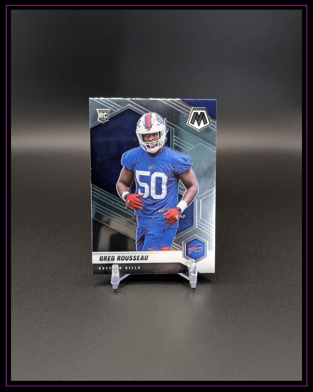 2021 Panini Mosaic #353 Greg Rousseau RC