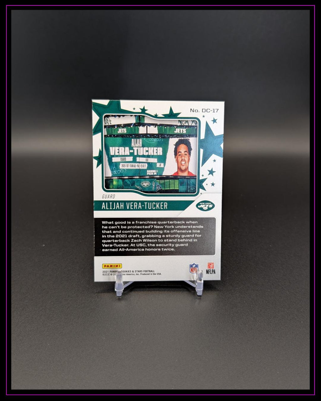 2021 Panini Rookies & Stars #DC-17 Alijah Vera-Tucker Draft Class