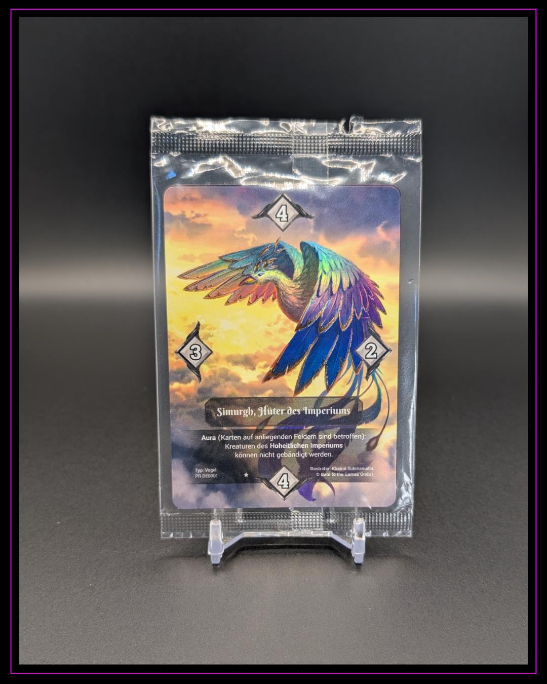 2023 Neverrift TCG Simurgh, Hüter des Imperiums Promo Spiel Messe Essen Sealed