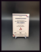 2023 Topps Big League #BLA-JFL Jack Flaherty Big League Blue Foil Autographs