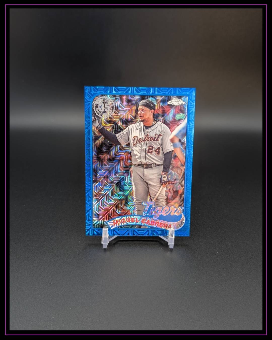 2024 Topps Series 1 #T89C-98 Miguel Cabrera 1989 35th Anniversary Blue /150