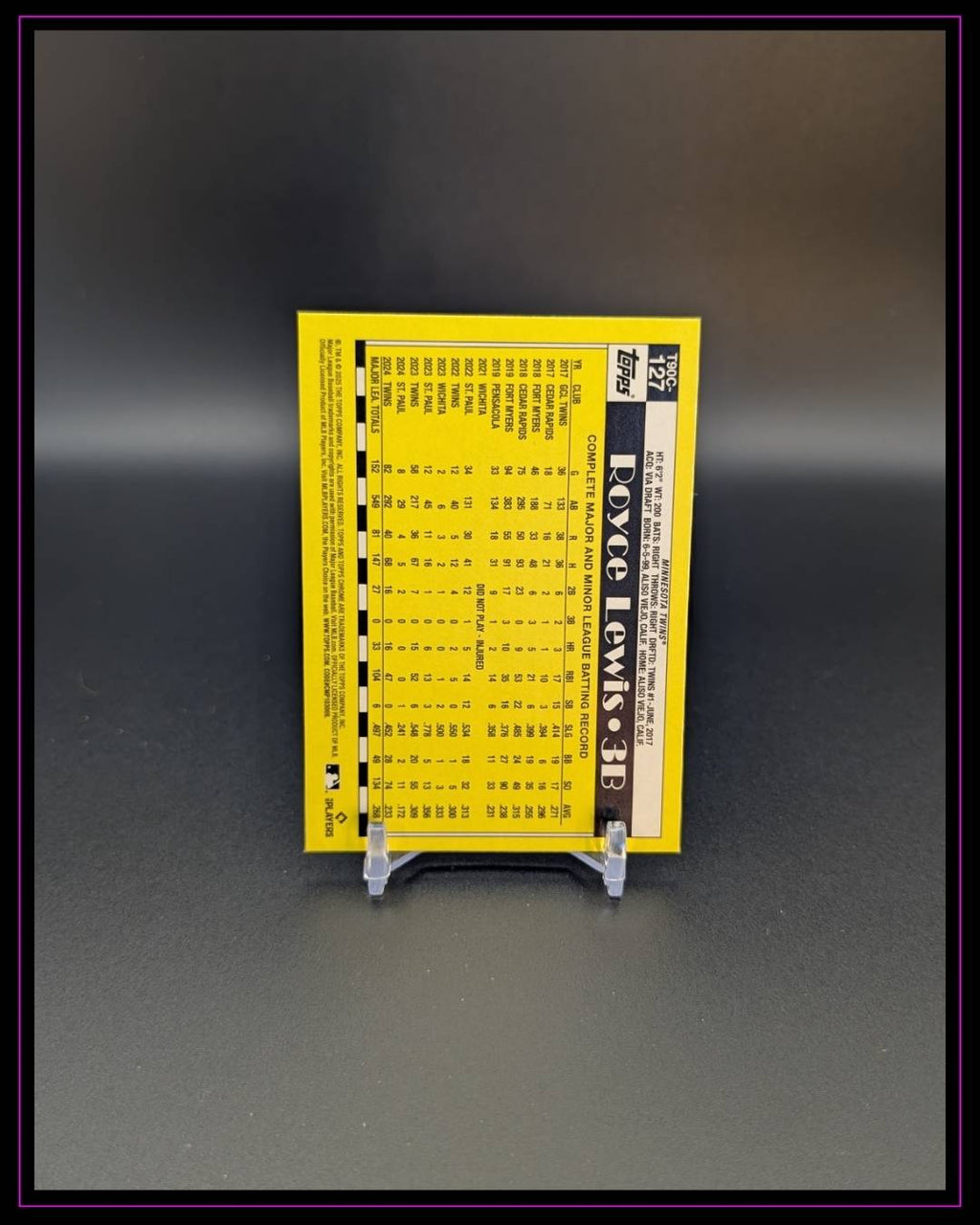 2025 Topps Series 2 #T90C-127 Royce Lewis 1990 35th Anniversary Chrome