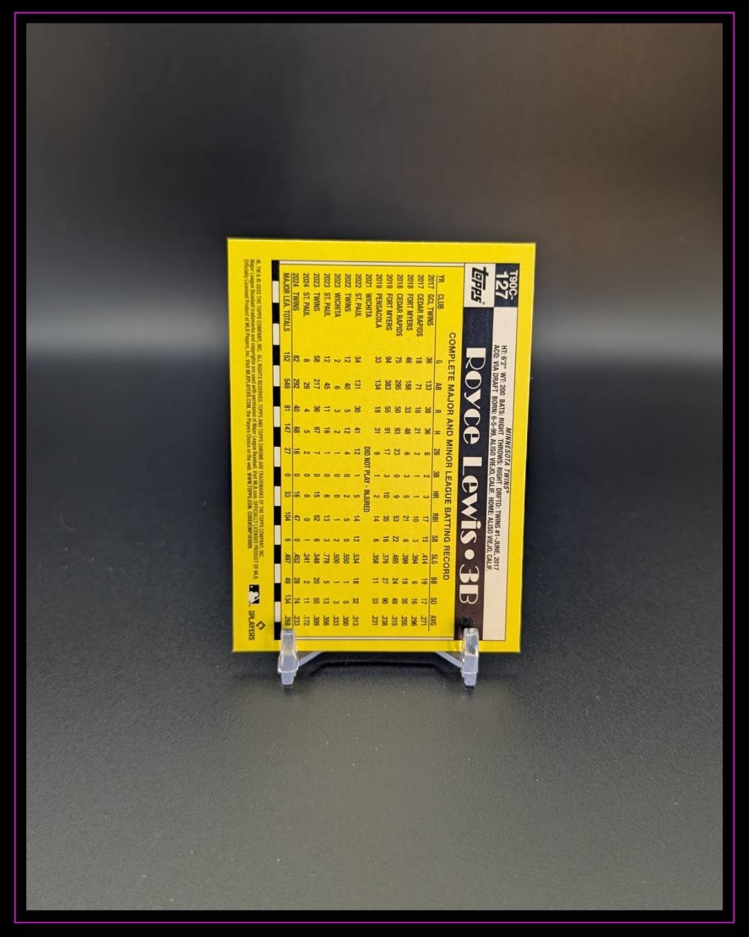 2025 Topps Series 2 #T90C-127 Royce Lewis 1990 35th Anniversary Chrome