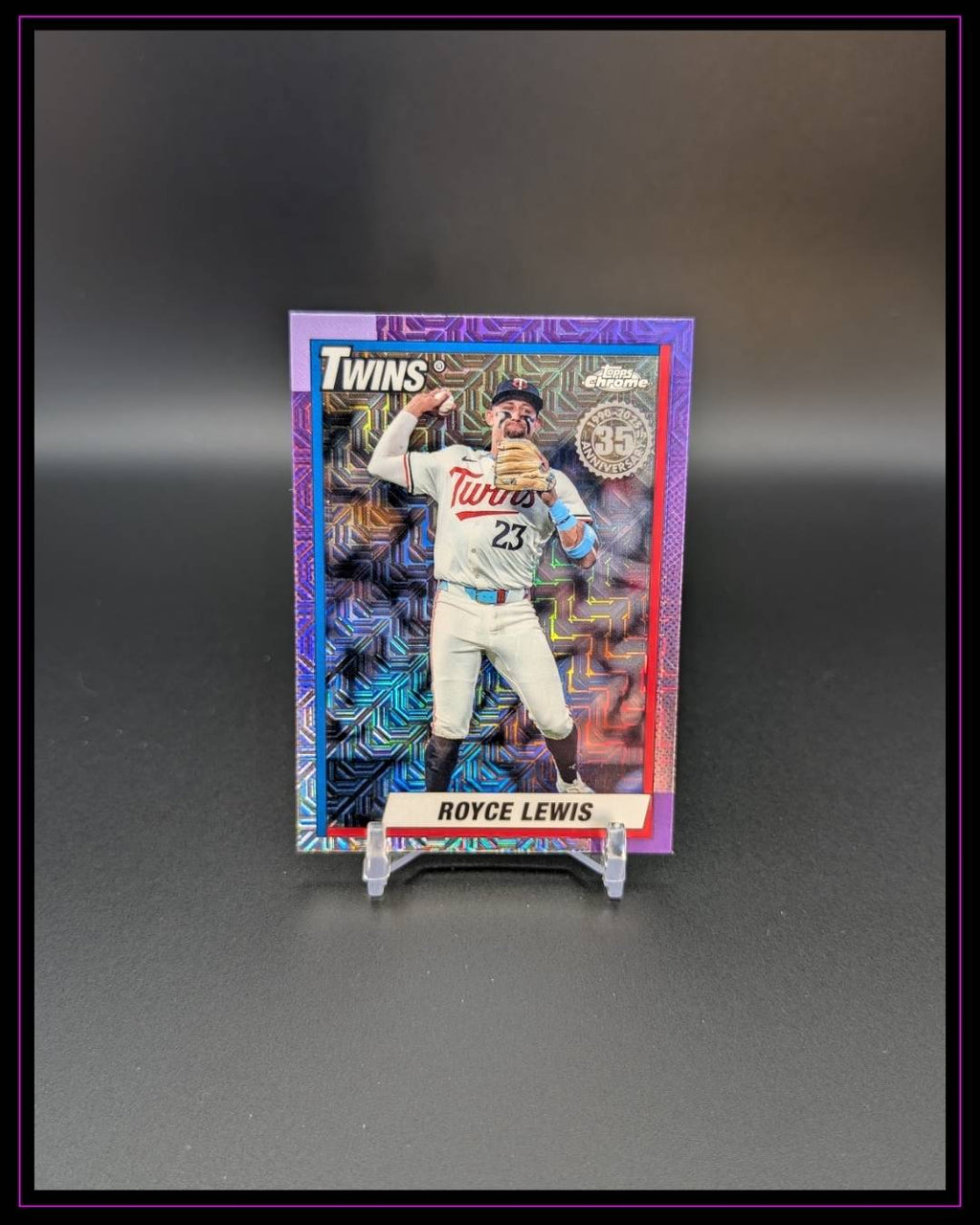 2025 Topps Series 2 #T90C-127 Royce Lewis 1990 35th Anniversary Chrome