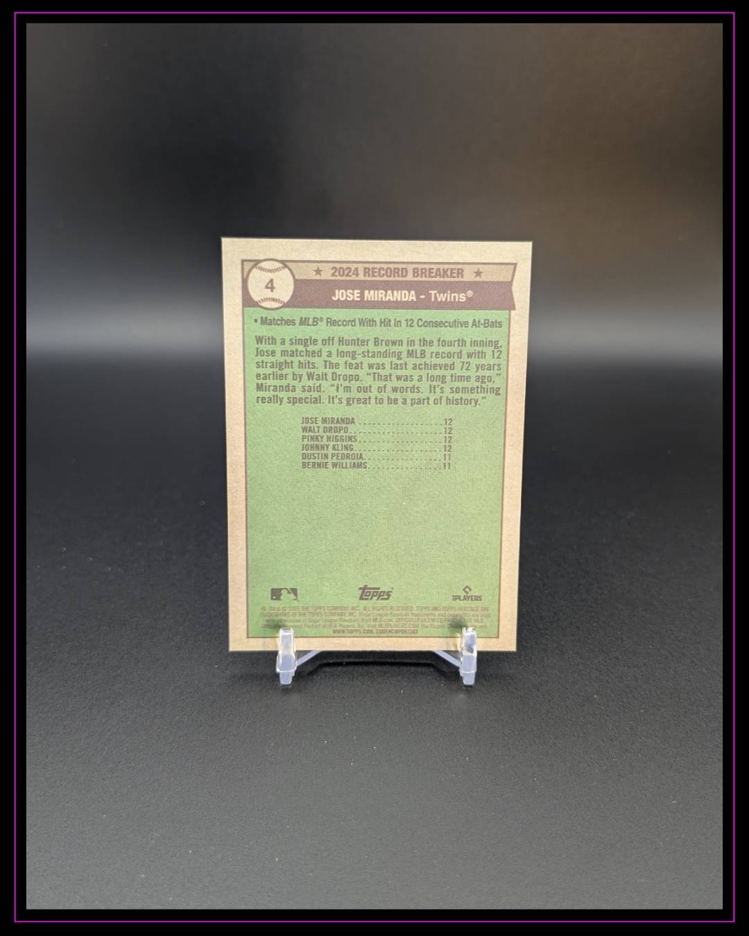 2025 Topps Heritage #63 Brooks Lee Chrome Light Blue Sparkle Refractor RC