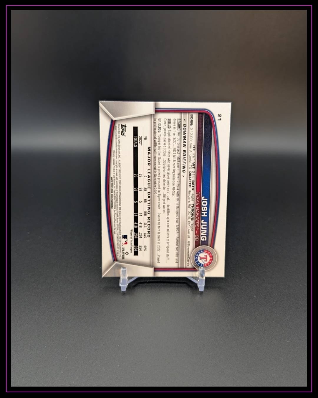 2023 Bowman Chrome #21 Josh Jung