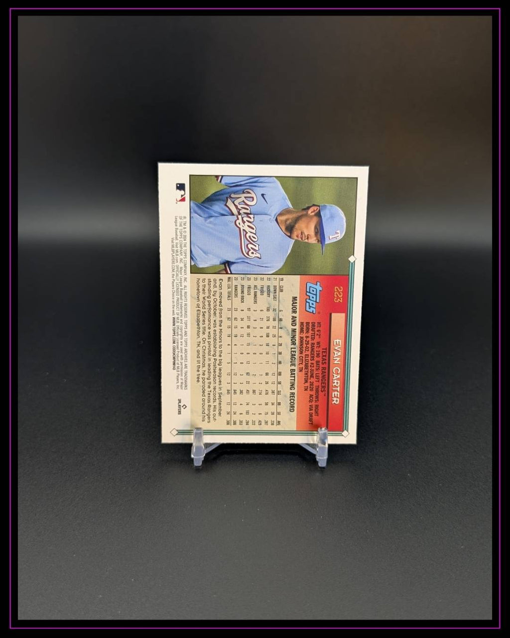2024 Topps Archives #223 Evan Carter RC