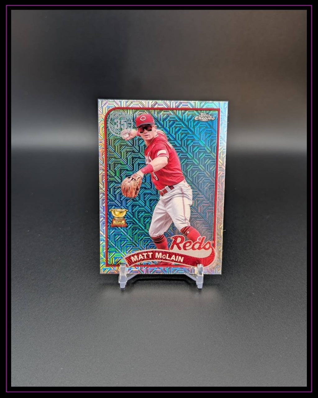 2024 Topps Series 2 #2T89C-61 Matt McLain 1989 35th Anniversary Mojo Chrome