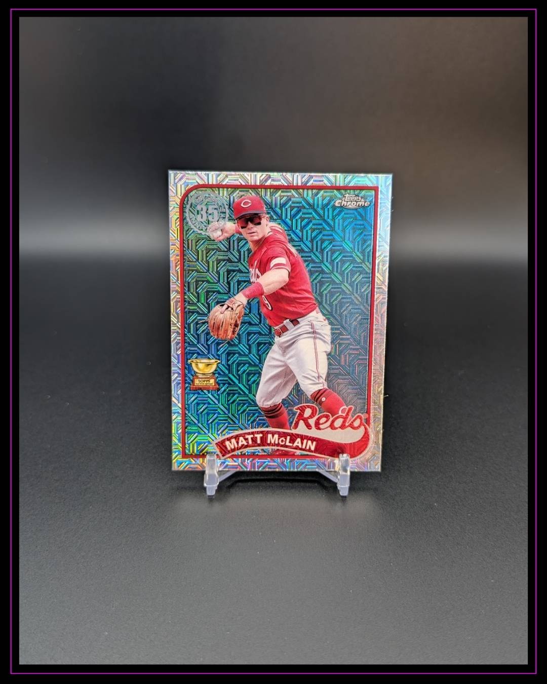 2024 Topps Series 2 #2T89C-61 Matt McLain 1989 35th Anniversary Mojo Chrome