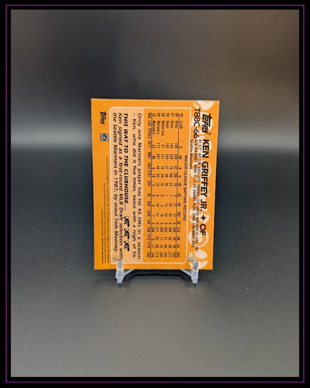 2023 Topps Series 2 #T88C-66 Ken Griffey Jr. 1988 35th Anniversary Chrome Mojo