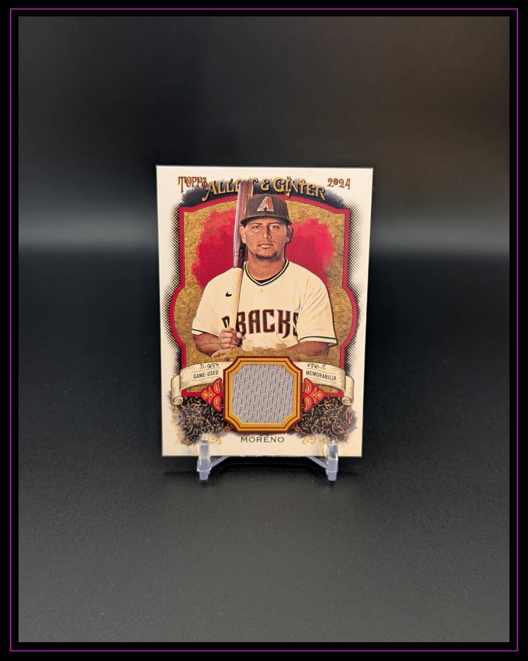 2024 Topps Allen & Ginter #AGR-GM Gabriel Moreno Full-Size Relics A