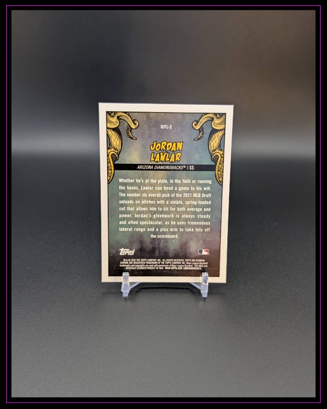 2022 Bowman Chrome #ICFL-2 Jordan Lawlar It Came to the League