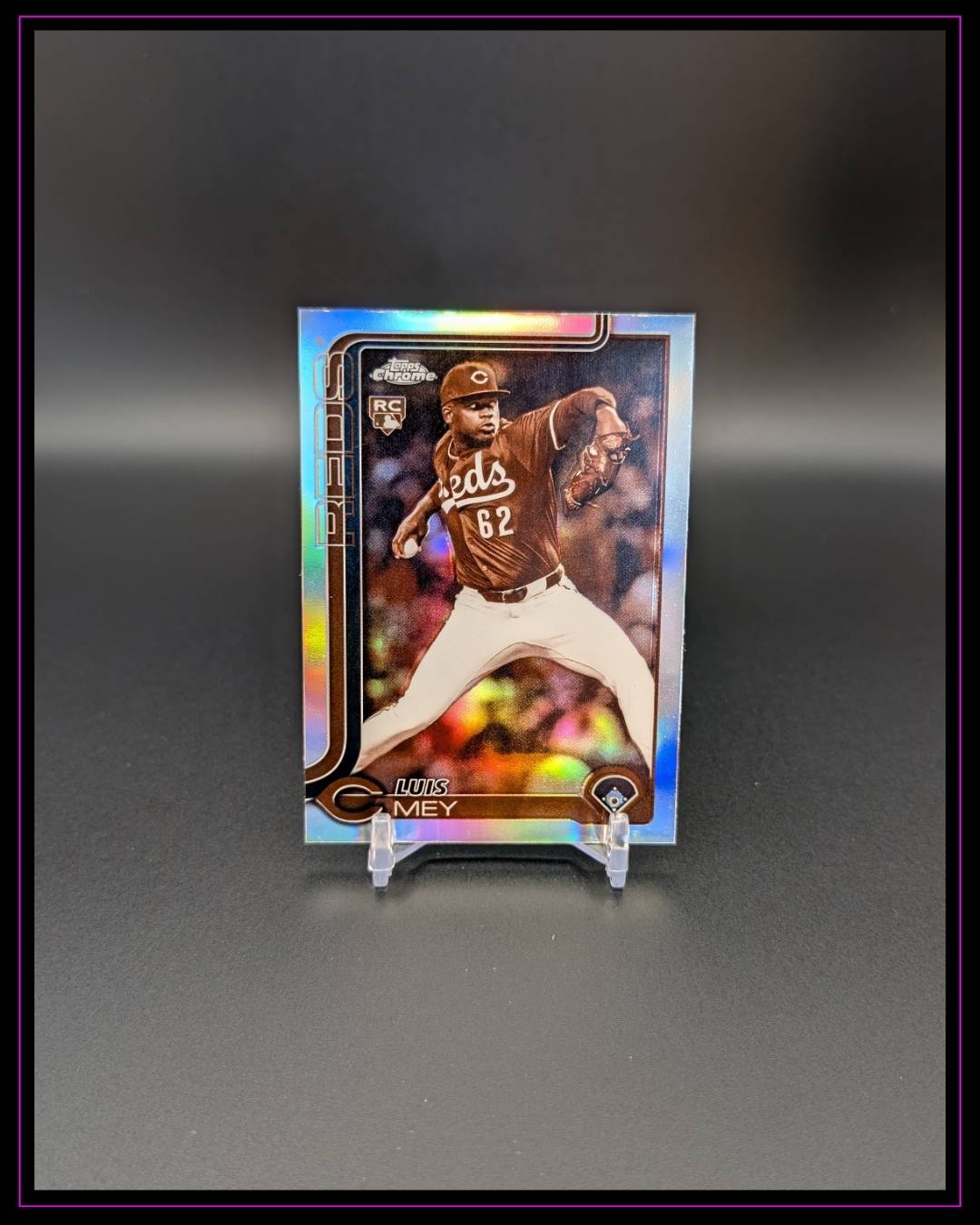 2025 Topps Chrome Update #USC140 Luis Mey Sepia Refractor RC