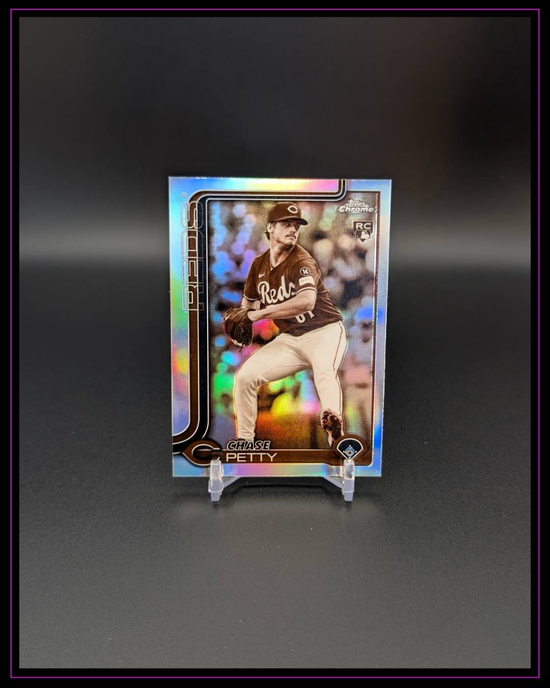 2025 Topps Chrome Update #USC97 Chase Petty Sepia Refractor RC