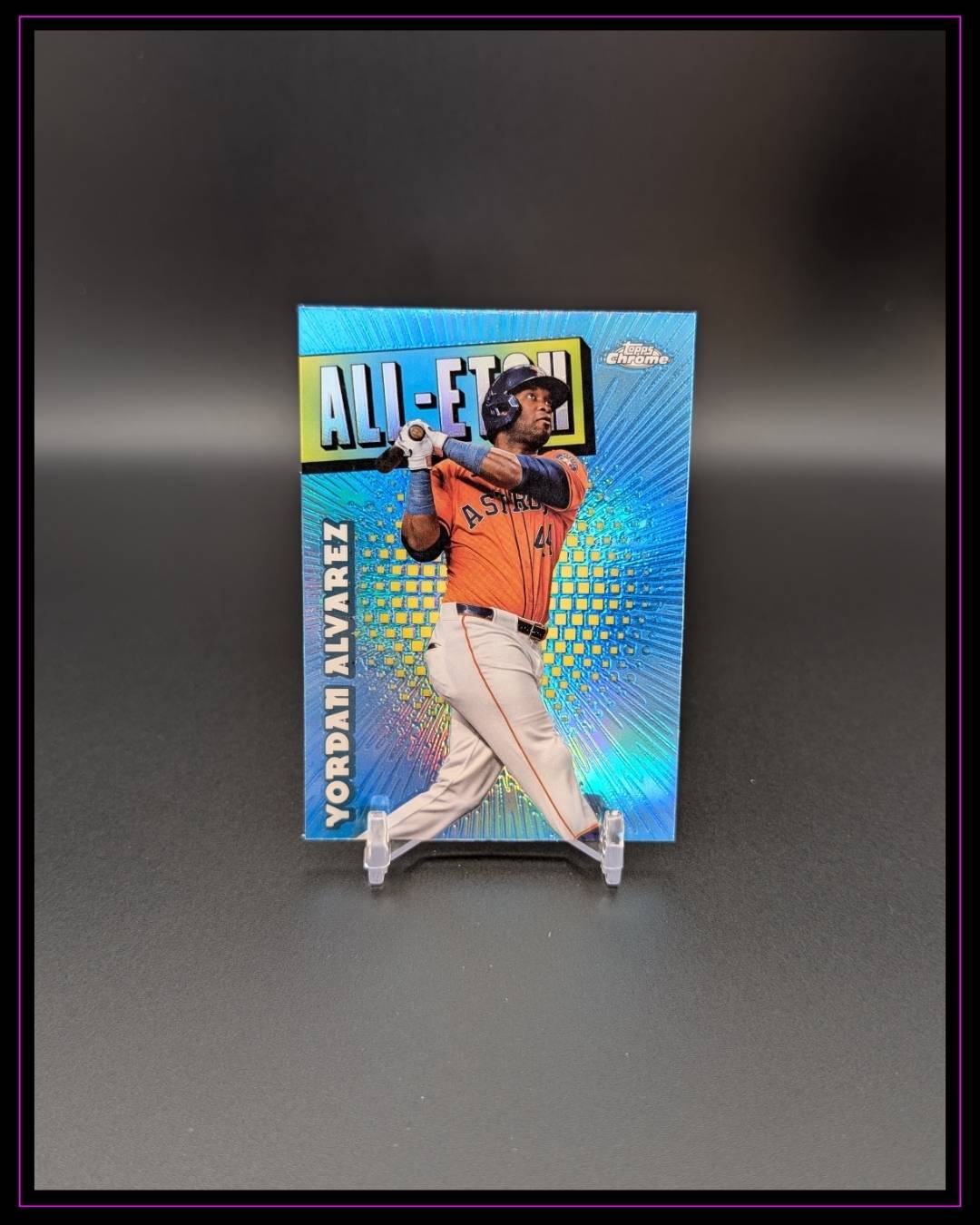 2025 Topps Chrome #CAE-14 Yordan Alvarez Chrome All-Etch