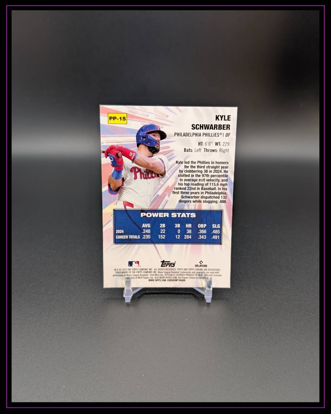 2025 Topps Chrome #PP-15 Kyle Schwarber Power Players