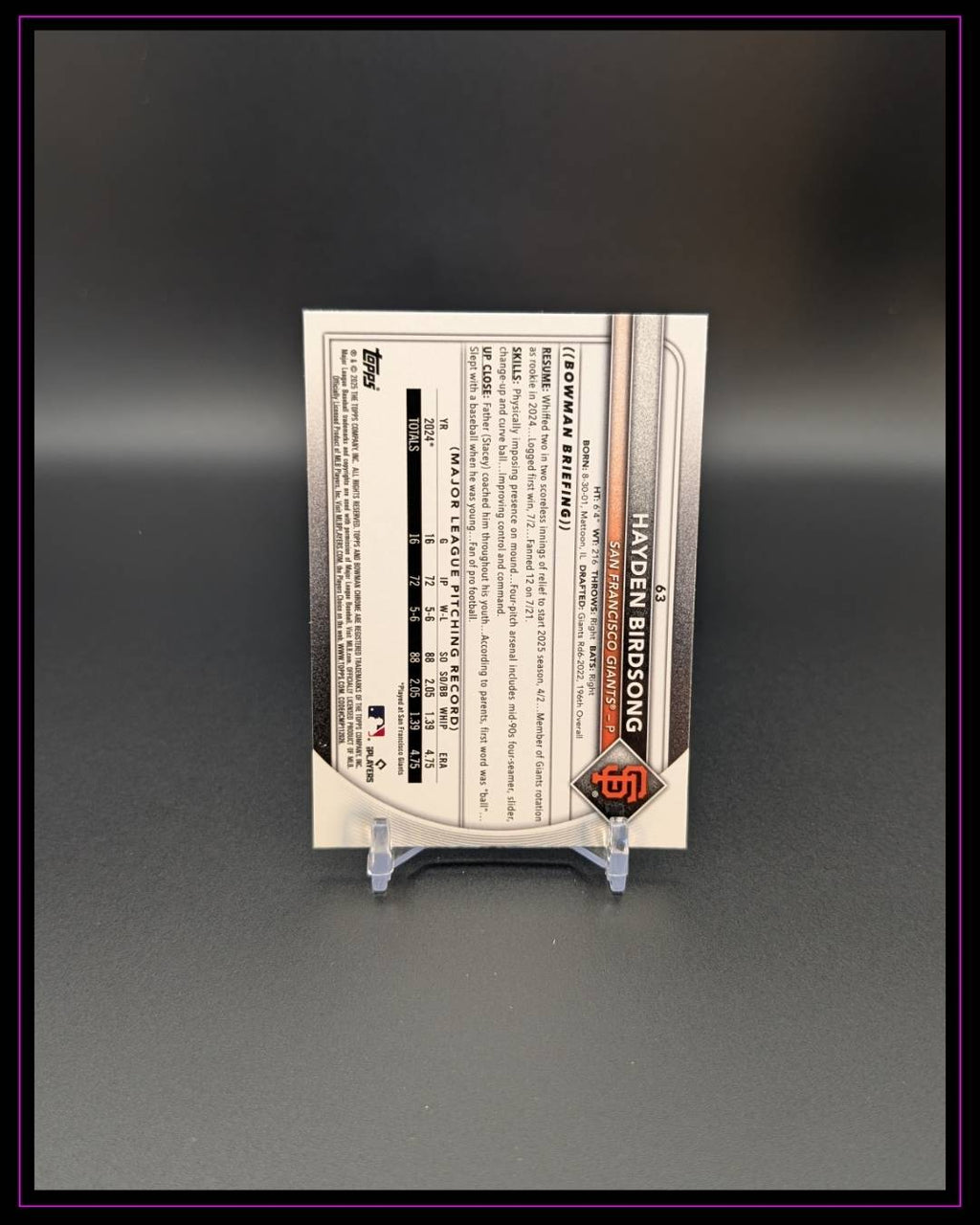 2025 Bowman Chrome #63 Hayden Birdsong