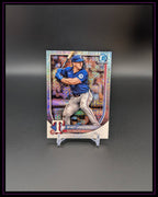 2025 Bowman Chrome #36 Wyatt Langford Mojo Refractors