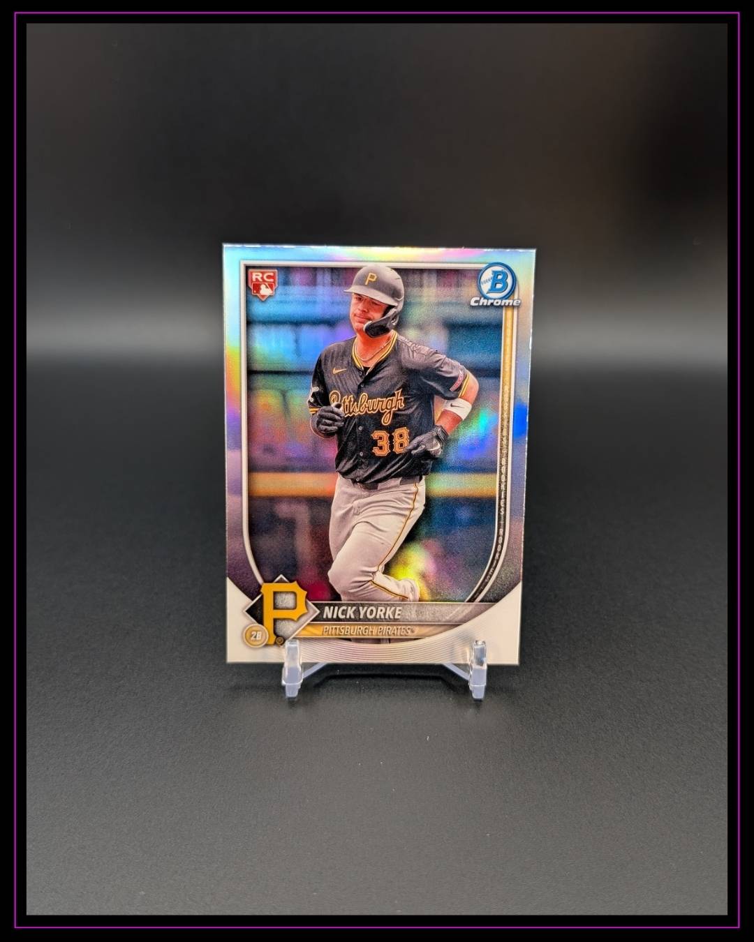 2025 Bowman #97 Nick Yorke Bowman Chrome Red Rookie Logo