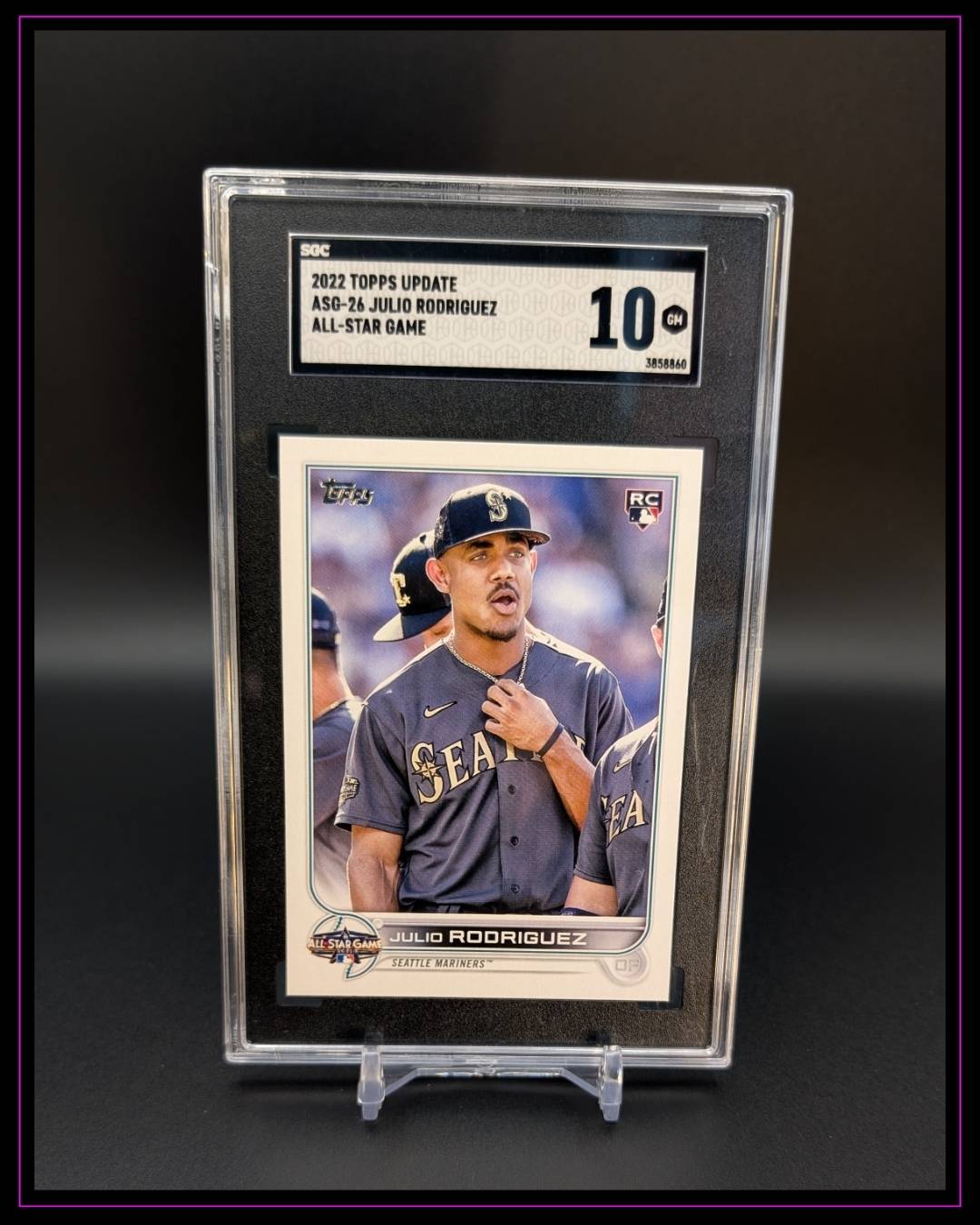 2022 Topps Update #ASG-26 Julio Rodriguez RC All-Star Game SGC 10