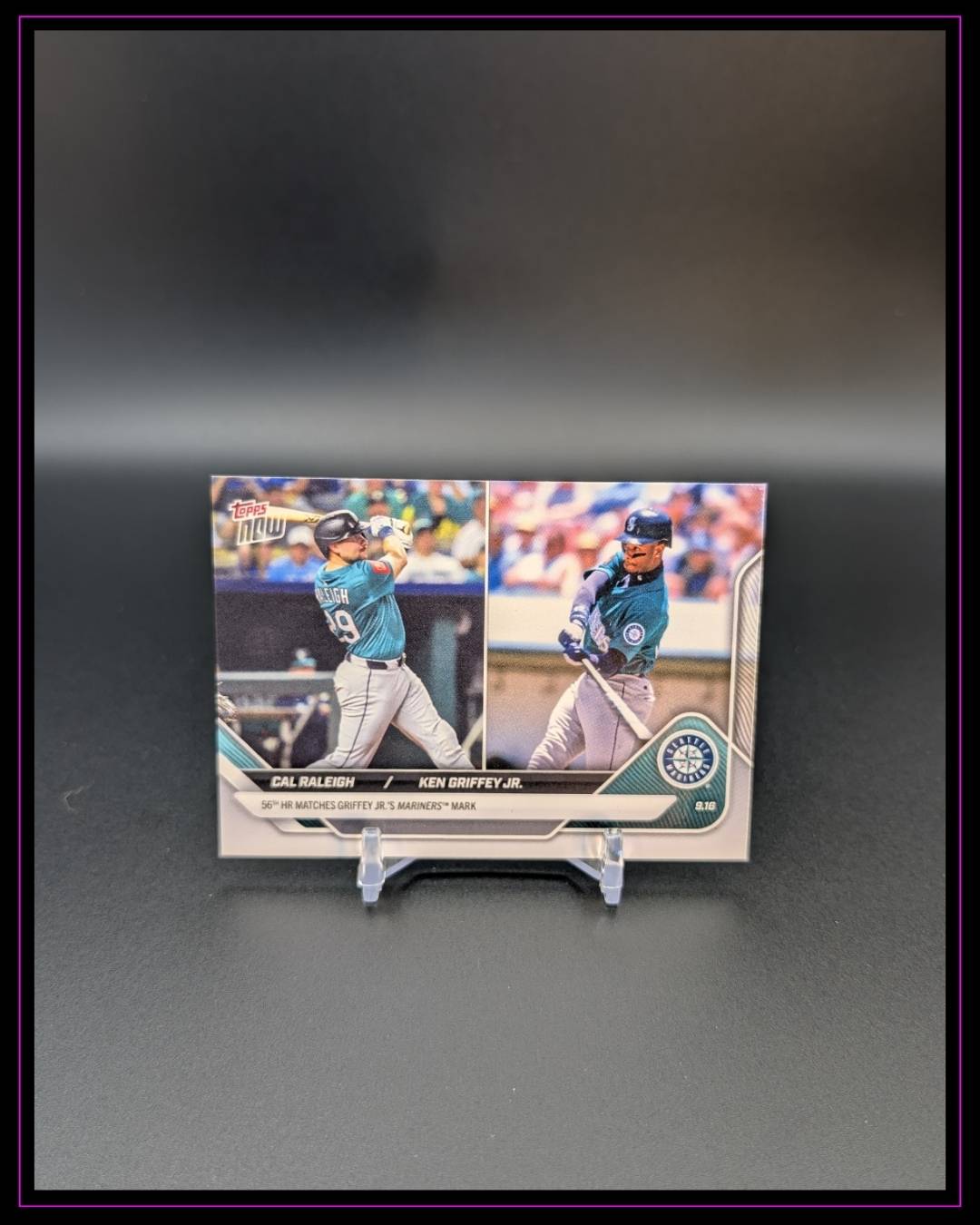 2025 Topps Now #720 Cal Raleigh / Ken Griffey Jr.