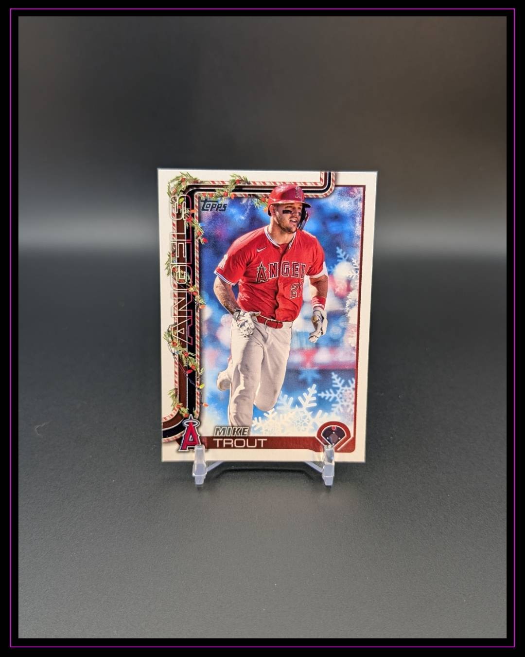 2025 Topps Holiday #H50 Mike Trout