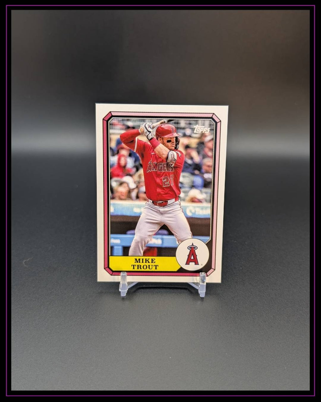 2025 Topps Archives #87BB-14 Mike Trout 1987 Topps Boardwalk and Baseball