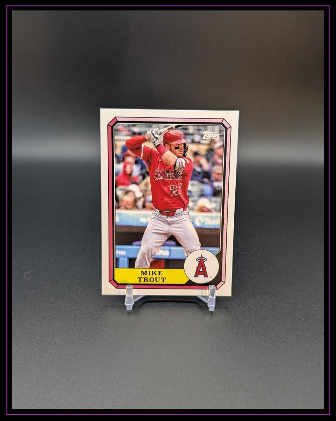 2025 Topps Archives #87BB-14 Mike Trout 1987 Topps Boardwalk and Baseball