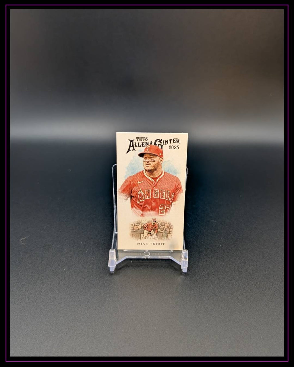 2025 Topps Allen & Ginter #N222-15 Mike Trout Mini 1889 N222