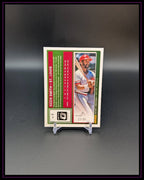 2025 Panini Donruss #3 Ozzie Smith Optic Red /99