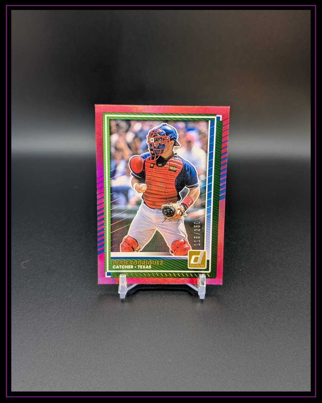 2025 Donruss #21 Ivan Rodriguez Red #/250