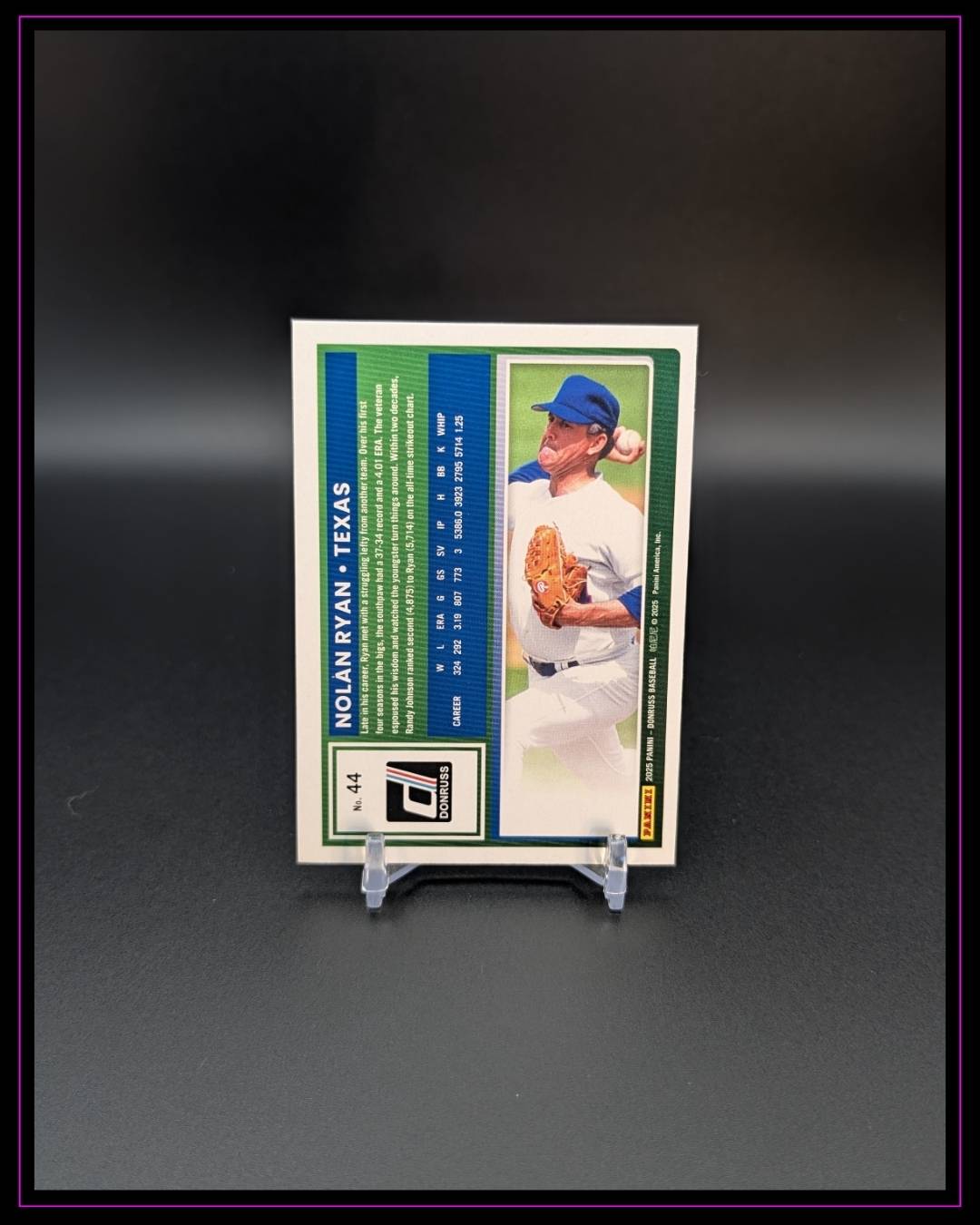 2025 Donruss #44 Nolan Ryan Laser