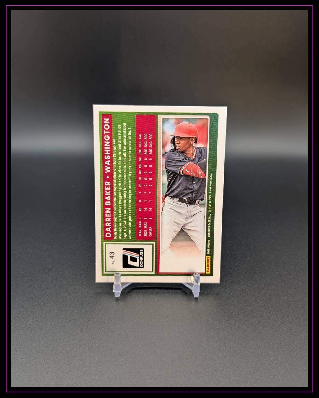 2025 Donruss #43 Darren Baker Rated Rookie