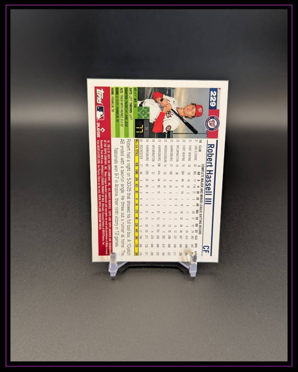 2025 Topps Archives #229 Robert Hassell III