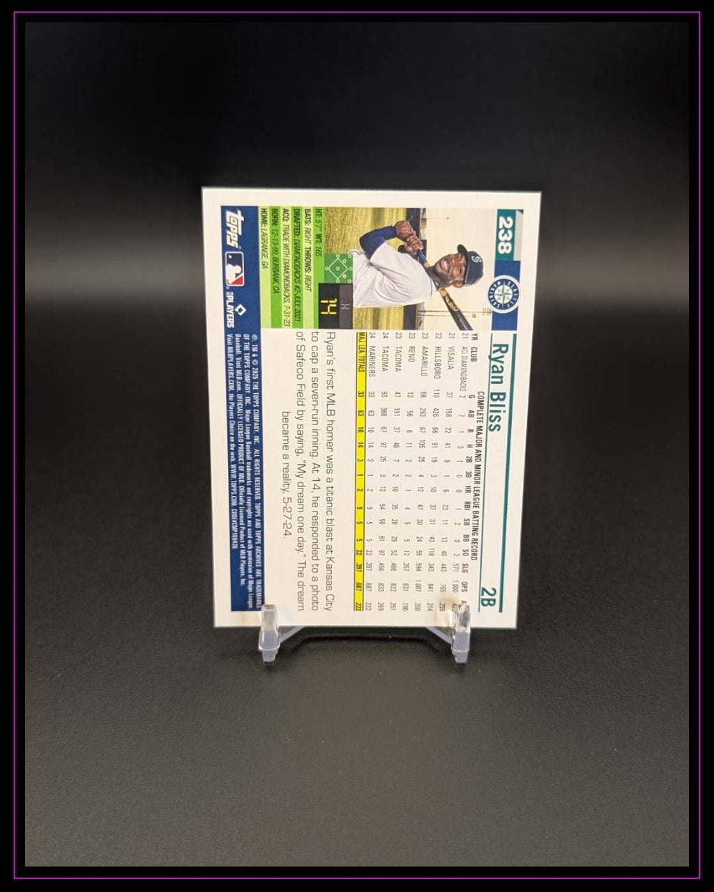 2025 Topps Archives #238 Ryan Bliss RC