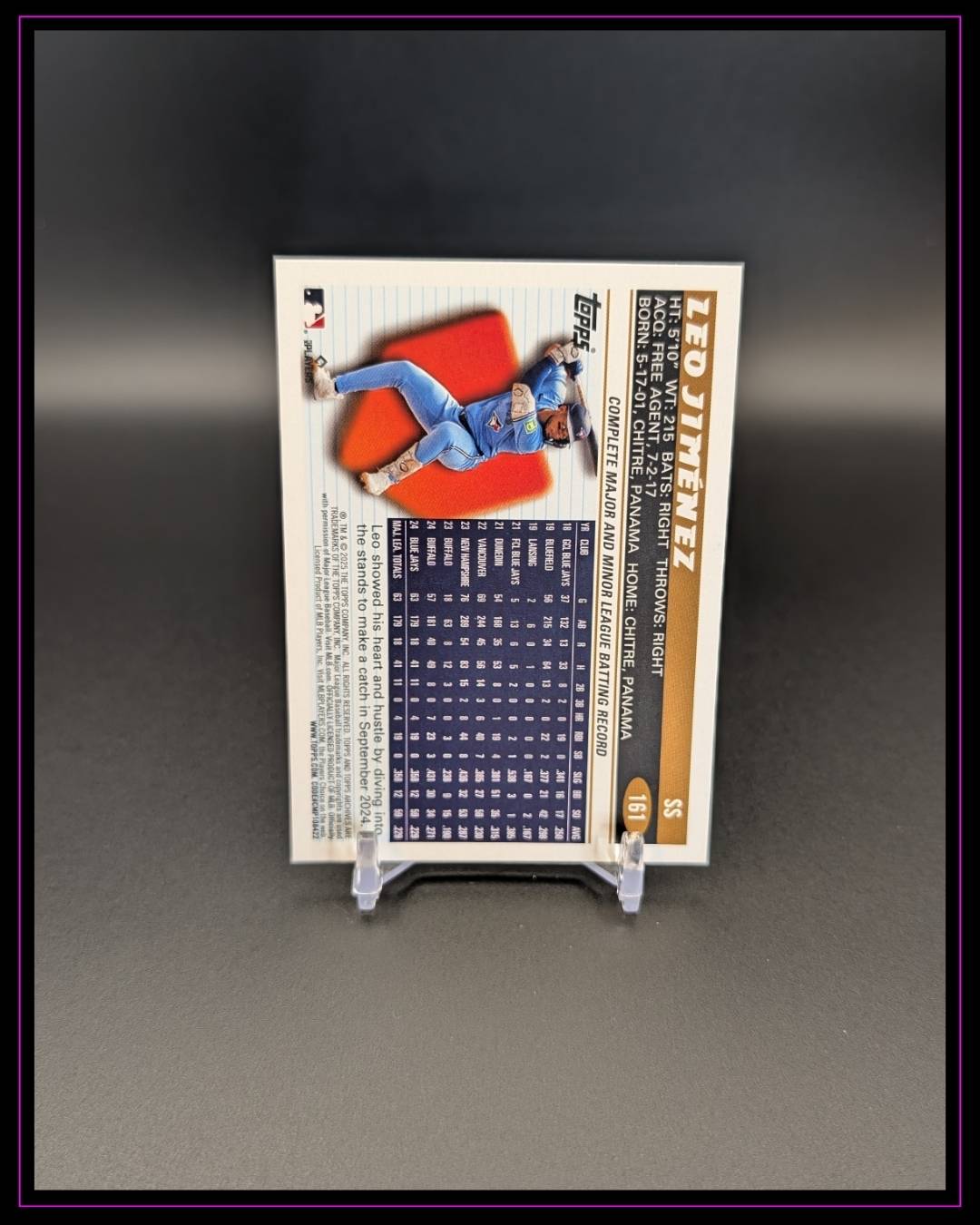 2025 Topps Archives #161 Leo Jiménez