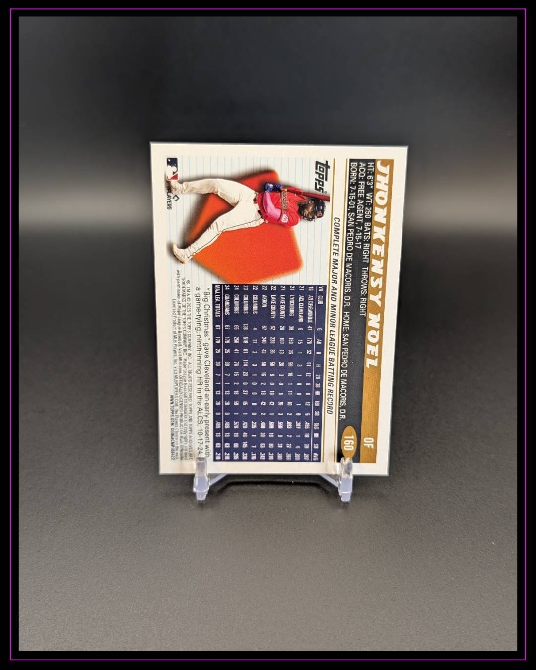 2025 Topps Archives #160 Jhonkensy Noel